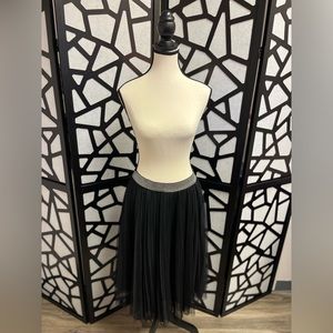 Charlotte Russe black tulle skirt